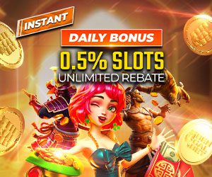 Daily Bonus 0.5% Slots Unlimited Rebate